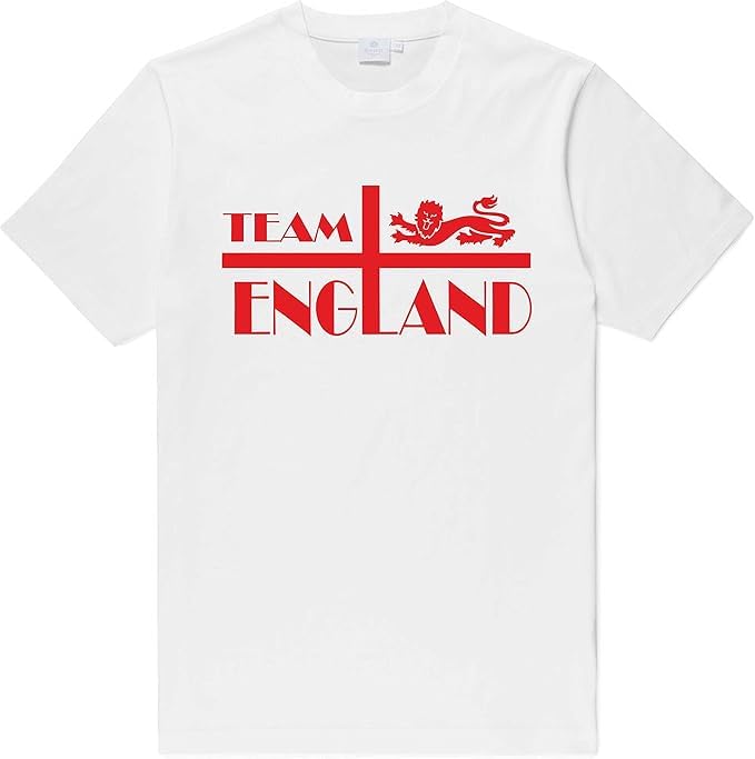 Camiseta Inglaterra blanca XXL unisex fútbol Edward Sinclair cómoda
