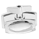 CLISPEED Support de Jambe de Tom Alliage pour Batterie Fixation Stable pour Pied de Tom Au...