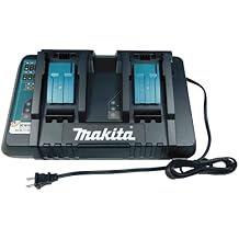 ماكيتا DC18RD 18V شاحن ليثيوم أيون مزدوج المنفذ السريع مع منفذ USB