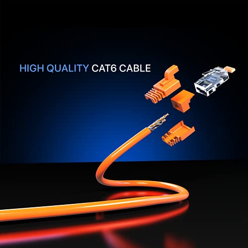 Cable Ethernet Maximm Cat 6 UTP 1 Ft (3 unidades) miniatura 3