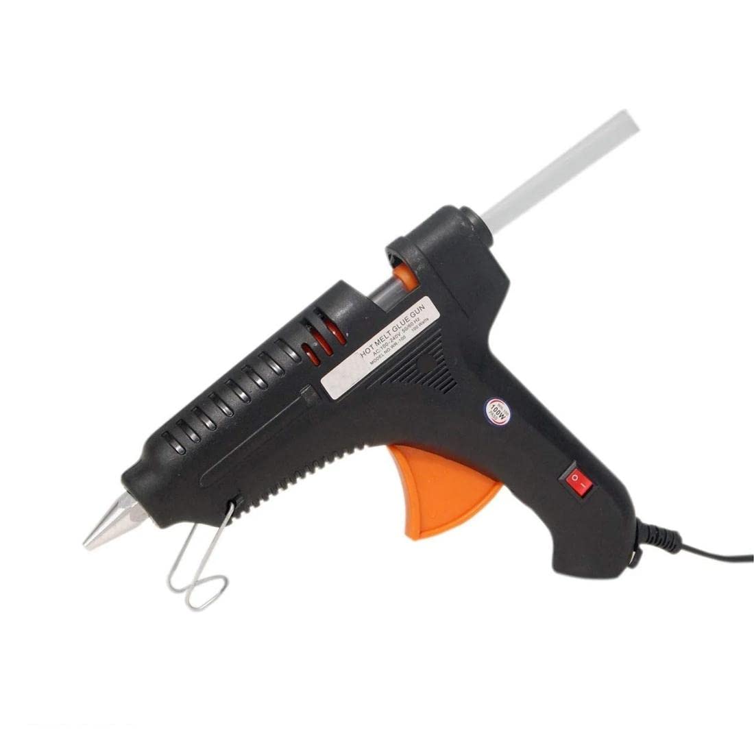 TECHKINS 40W Generic Glue Stick (Black) for Craft work, Home, Science, DIY, Robotics, Machine (Without Glue Stick)