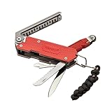 Zippo Multitool - Multifunktionswerkzeug mit Feuerstarter - Zündrad & Feuerstein, 420 High‑Carbon Klinge, Säge, Schraubendreher, Flaschenöffner
