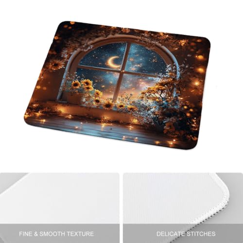 Guuogxan Fleurs de Lune Tapis de Souris Portable Mini 42 x 35 cm nm-1012 – vue 2