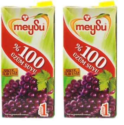 Meysu%100 Üzüm Suyu 1 Litre 2li paket