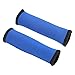 Keenso Kajak Paddelgriffe, 2 Stück 15cm Weiche Kajak Paddelabdeckung Kanus Paddel Überzug für 2,7-3 cm Paddel(Blau)