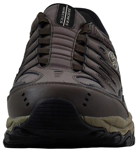 Image of Skechers Men's Afterburn M. Fit Grill Captain | Hands Free Slip-ins, Air-Cooled Memory Foam, Heel Pillow, Leather Upper, Casual