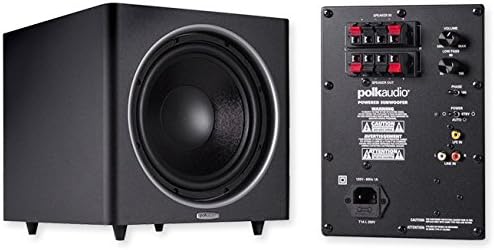 Polk Audio PSW110 10-Inch Powered Subwoofer (Single, Black)