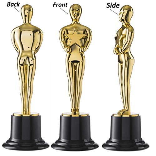 Prextex 10-Inch Gold Award Trophy For Trophy Awards And Party Celebrations, Award Ceremony, And Appreciation Gift, #TOP1