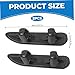 .2Pcs Stroller Skis, Multi-Purpose Stroller Sled Snow Skis Winter Sledge Board Attachment for Snowfields Balance Bikes Fits Wheels 4.7