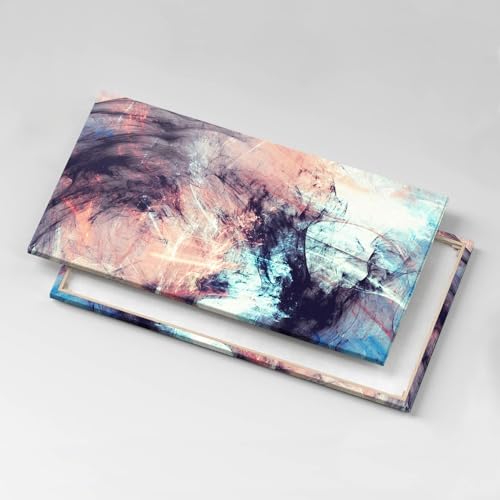 Tableau sur toile abstraite 100x50cm Wallfluent pour décoration murale