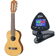 Product 1: True Yamaha quality crafted for playability and tone: The little guitar with a big sound. An inspirational mini acoustic - balanced tone with even, clear response from high to low notes Product 1: A 6-string, quarter size instrument crafte...