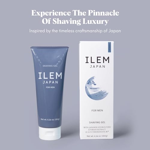 Image of ILEM JAPAN Shaving Gel For Men | Best Before Oct 2026 | Clear Non-Foaming Shave Gel |180 g