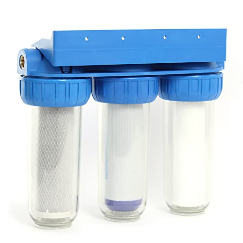 Naturewater Filtro Dell'acqua A 2 Livelli NW-BR10B3, Con Cartucce Filtranti Da 254 Mm, Attacco Tubo 32,89 Mm | Leroy Merlin - Foto 3