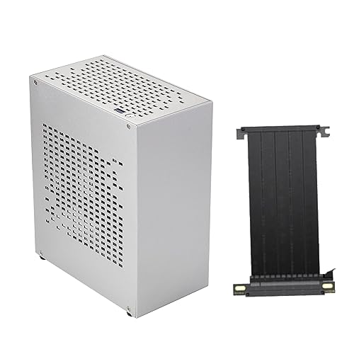Gabinete Mini ITX de Aluminio para PC de Escritorio Gaming con USB 3.0, Compatible con Tarjeta Gráfica RTX2070 y Cable PCIE3.0 Modelo A07 miniatura 6