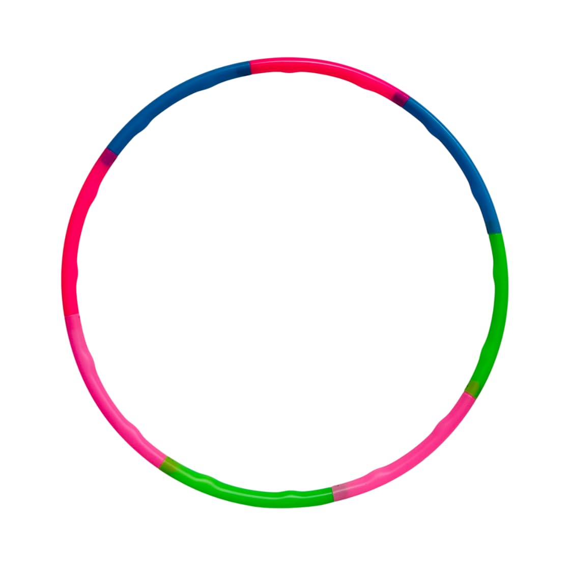 Hula Hop Bambini Colorato Cerchio Ginnico Diametro cm 60 Hula Hop Smontabile Regolabile Fitness Anello da Ginnastica per Bambini e Adulti Bambina Fitness Danza Yoga Addestramento Animali Domestici