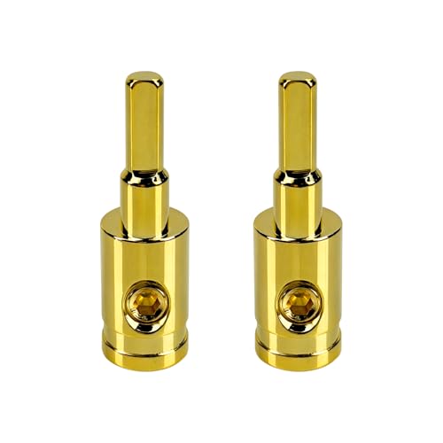 Conector reductor de entrada para amplificador, pack x2, chapado en oro miniatura 1