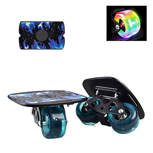 Shunfaji Drift Skates Freeline, portatile e anti scivolo, tavola professionale per adulti, driftboard per bambini, principianti, da viaggio, per Street Artifact Split Skateboard (blu)