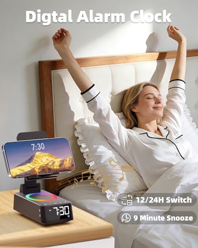 Gifts for Men Women, Bluetooth Speaker with Phone Stand White Noise Machine - Image 5