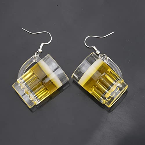 BAUNA Beer Mug Earrings Beer Lover Gift Alcohol Gift Miniature Beer Earring For Beer Drinker (Beer Mug Earrings)3