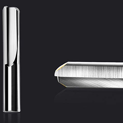 Bamberg 5 Pz / 6X32Mm Frese Diritte un Due Scanalature per Legno Frese un CNC per Taglio Diritto Frese nel Metallo Duro Taglio