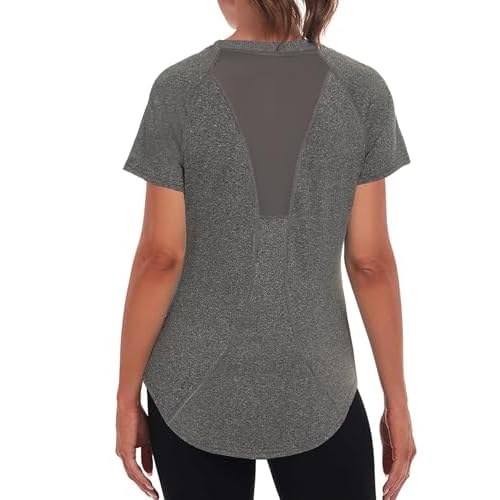 Women’s Sports T-Shirt Short Sleeve Wrinkle Resistant Quick Dry Top Tops