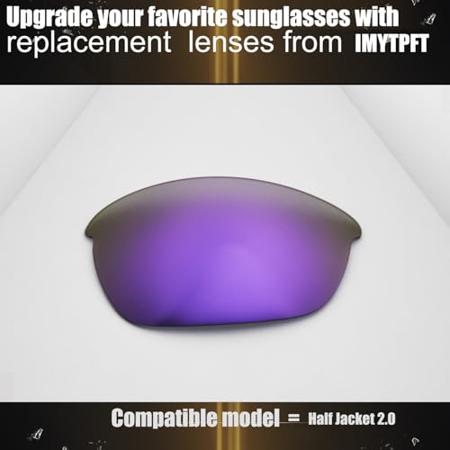 Verres polarisés Violet Oakleys Half Jacket 2.0 anti-reflet