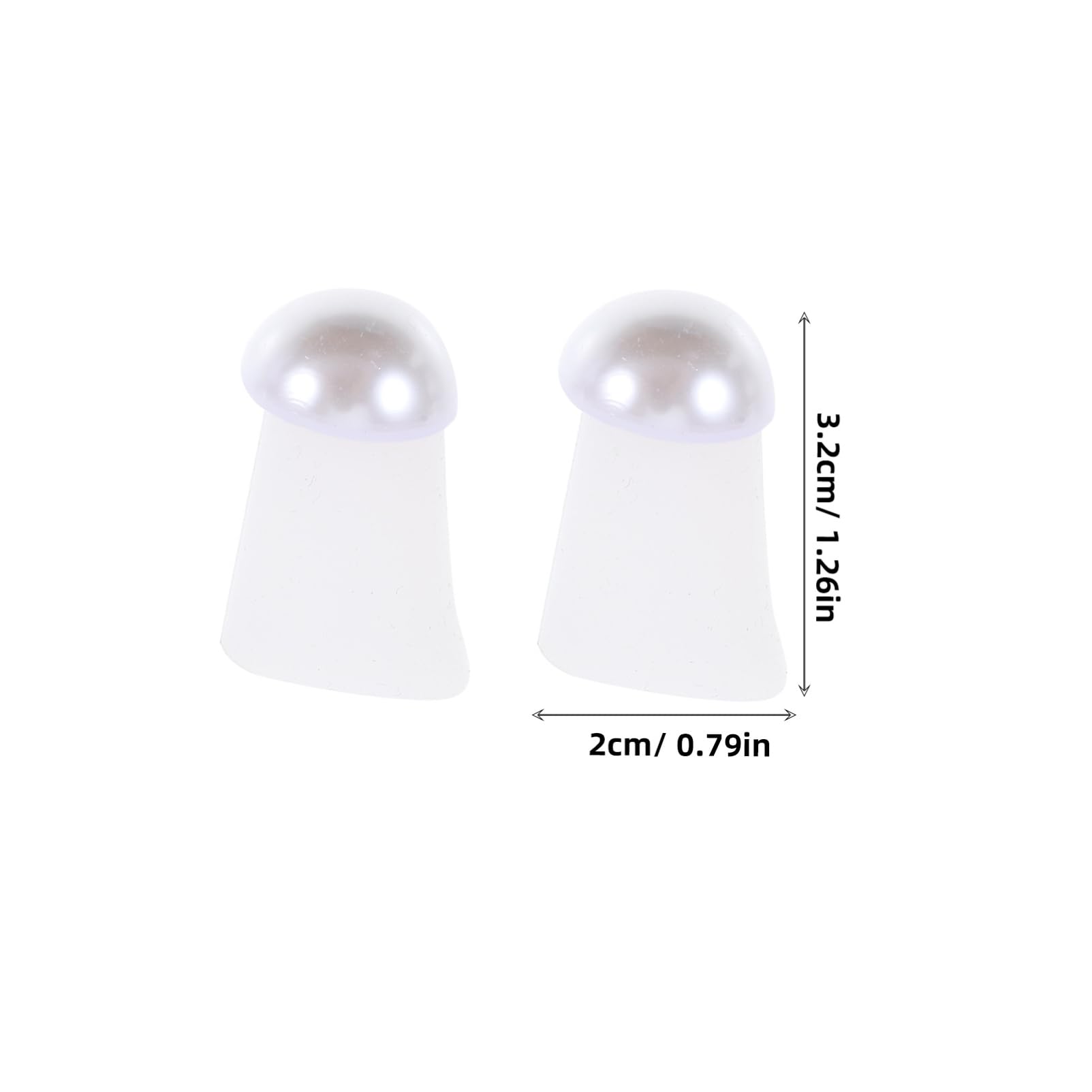 VICASKY Pedicure Toe Separators Nail Art Silicone Toe Separators Set for Foot Care