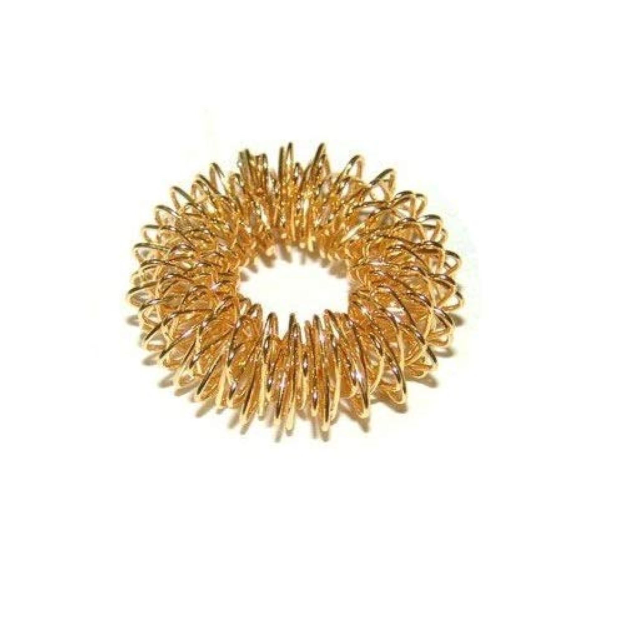 Acupressure Sujok Brass Jimmy-2 Pc +1 Pc Sujok Ring +1 Pc Thumb Pad