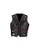 Diamond Plate™ Rock Design Genuine Buffalo Leather Vest (Large)