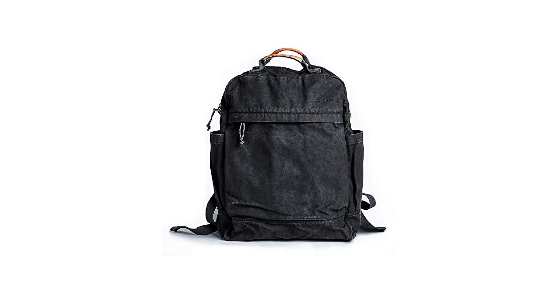 【PRY】Front Zip Travel Bag [PU Canvas] Amazon.com: GOOTIUM Canvas Backpack for Women Vintage Style