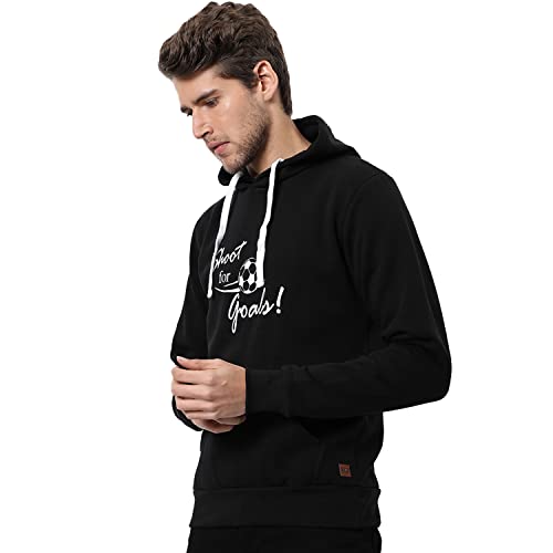 Image of CAHOOT Men's Printed Sweatshirt Regular Fit for Casual Wear | Full Sleeve | Cotton | Stylish Sweatshirt Crafted with Comfort Fit and High Performance for Everyday We