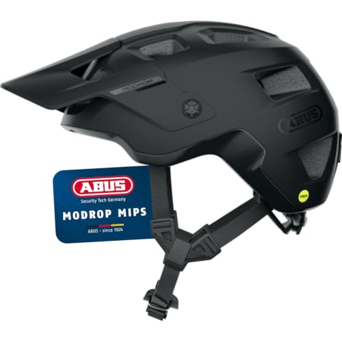 ABUS Unisex Fahrradhelm, Schwarz (Velvet Black), M (54-58 cm) – Ansicht 1