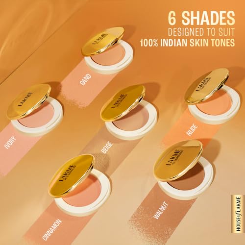 Image of Lakme Superglow Vit C Compact Cinnamon30 8gm