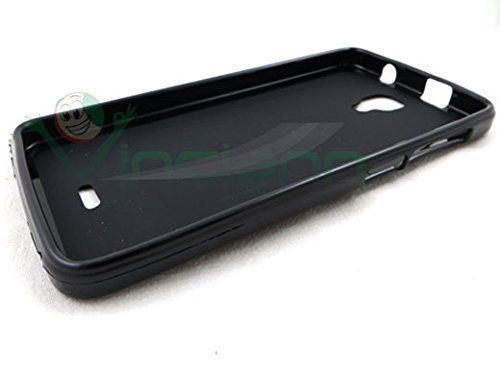 Custodia cover TPU Flexy NERA opaca bordi lucidi