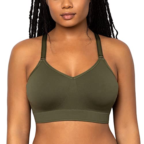 Image of Curvy Couture Women's Plus Size Wireless Bra - Seamless, Soft & Comfortable Fit