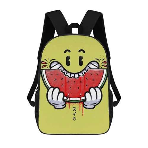 sinyumoney Mochilas Para Niños Mochila Escolar Nom Nom Mochila Escolar Impresa En 3D Para Niños Estudiantes De Primaria Y Secundaria 17inch