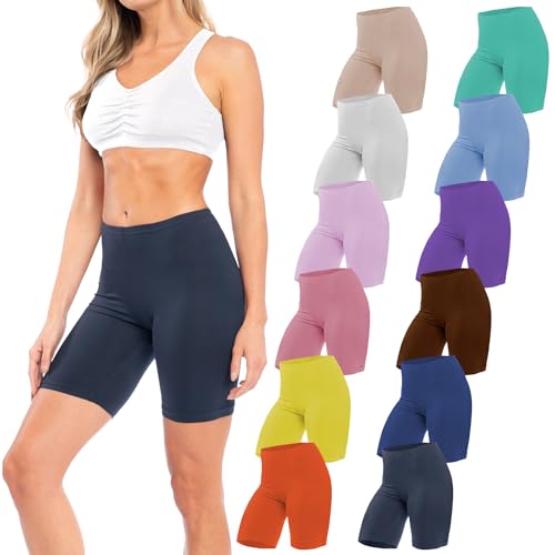Image of Sexy Basics Womens Ultra Soft Yoga Bike Short | Stretch Boxer Briefs | Multi Packs