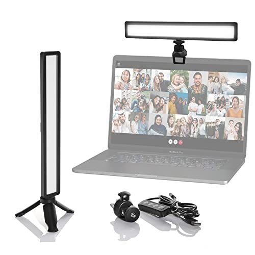 Monitor Lampe, Moman RL11 Laptop Monitor Light Bar LED 2500K-9000K mit Einstellbarer Helligkeit und Farbton Augenpflege Notebook Leselicht ohne Blendung, Laptop-Monitor-Light-USB-Bildschirmlampe