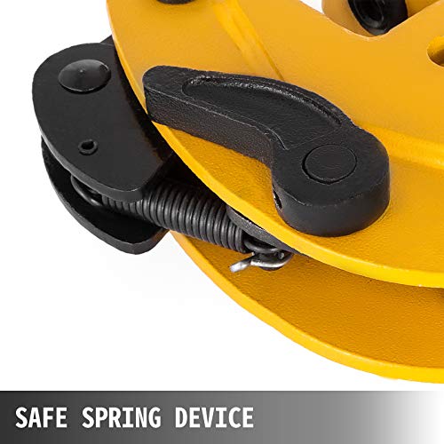 Bestequip 0.8T Plate Clamp 1763Lbs Plate Lifting Clamp Jaw Opening 0.6 Inch Vertical Plate Clamp For Lifting And Transporting #TOP5