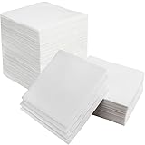 100 Pack White Cocktail Napkins Paper-White Beverage Napkins- Eco-Friendly Soft & Absorbent Disposab