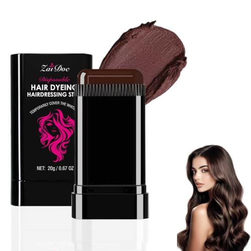 Disposable Hair Dye Stick 0.67oz color marrón oscuro