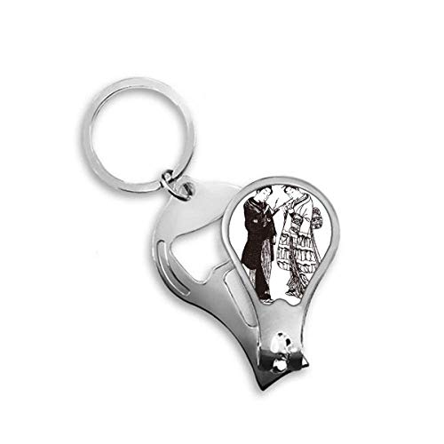 Japanese style art toenail clipper avec motif sketch durable