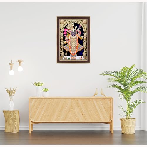 Image of Dharvika Innovations Shrinathji Photo Frame, 21x27 Inch,