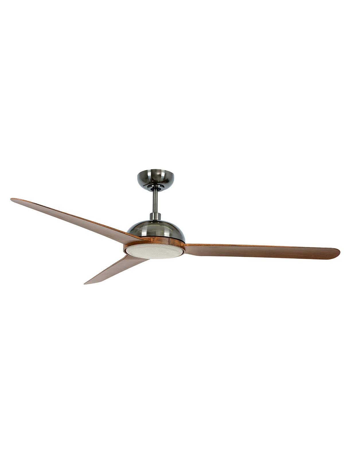 Lucci Airfusion Unione wentylator sufitowy z oświetleniem, nowoczesny wentylator sufitowy z 3 łopatkami, Ø 142 cm, Aged Nickel