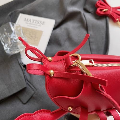 Lobster Shaped Crossbody Bag for Women Unique Rivets Lobster Design Shoulder Bag Stylish Handbag Purse for Women Girls2