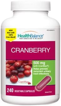 Health Balance Cranberry 500mg 240 Vcaps