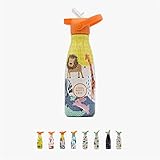 Cool Bottles - Botella de Agua de Acero Inoxidable - 260 ml - Savannah Kingdom - Botella de Agua para Niños - 19,5 x 6,5 cm - Bebidas frías 36 horas y calientes 18 horas - Triple Pared - Libre de BPA