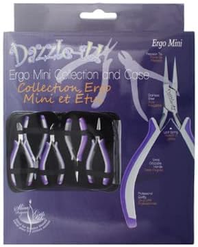 John Bead Ergo Minis 5in Plier Kit | Multi Purpose Tool | Jewelry Tool | Stainless Steel