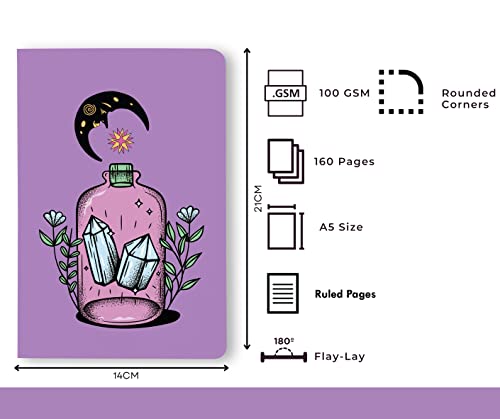 Image of BOUND N FOUND A5 Notebook (Potion Bottle)