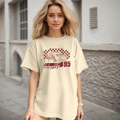 Car Shirt Oversized Vintage Magical Tshirt for Women Trendy Cars Graphic Tee Summer Casual Short Sleeve Tops3